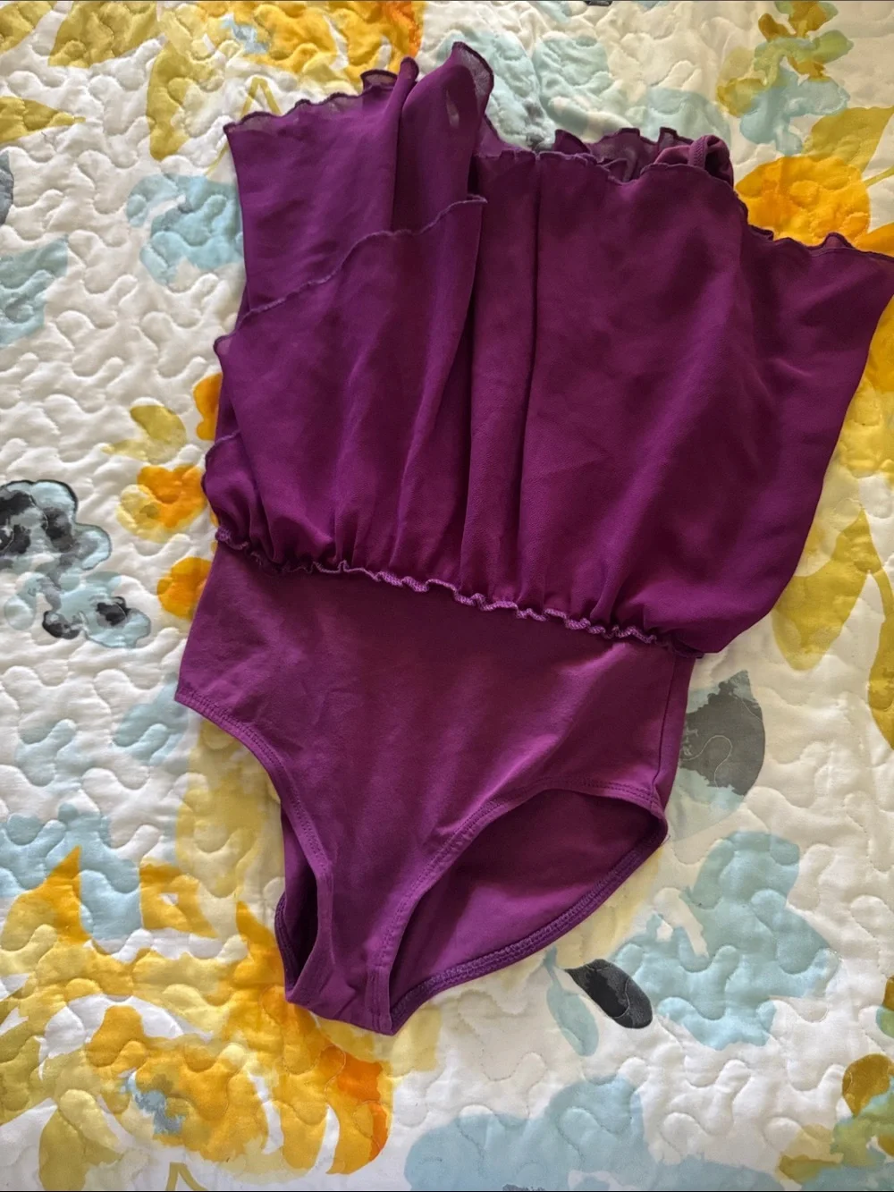 Girls Purple Dance Dress Costume